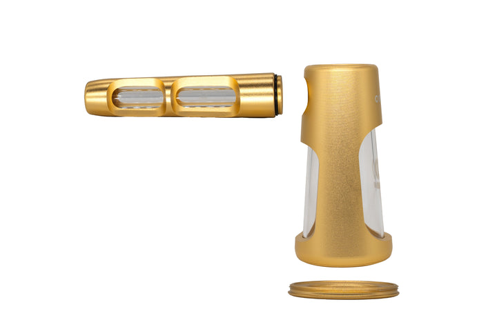 ONGROK Portable Glass Aluminum Bubbler Pipe - Headshop.com