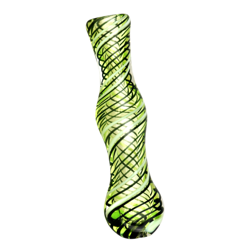 Acid Green Worked Glass Taster - 3.75" - Headshop.com