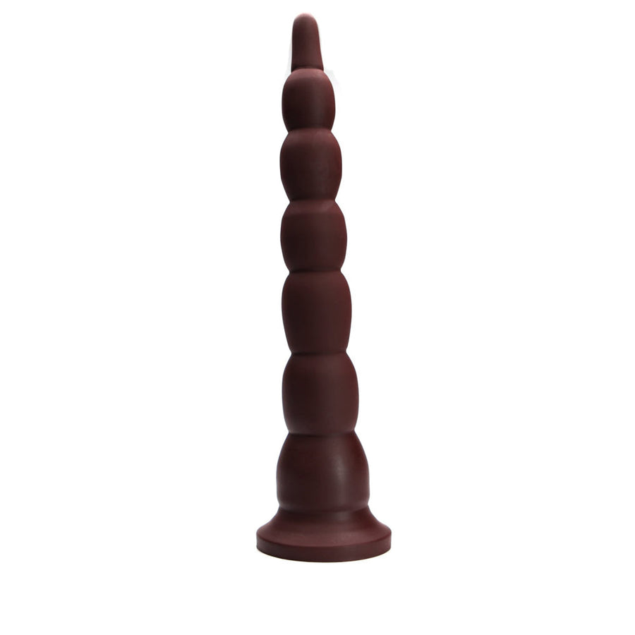 Tantus Cowboy Firm Beaded Dildo Garnet (Box) - Headshop.com
