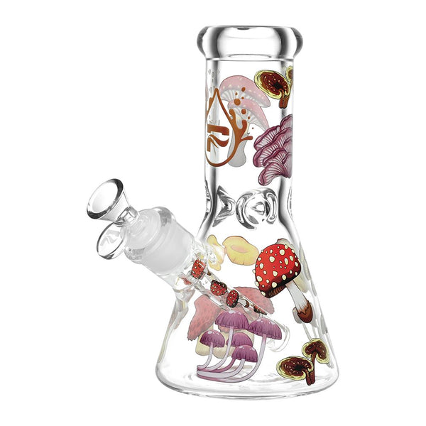 Pulsar Eat Me Design Glass Beaker Water Pipe - 7.75" / 14mm F Pulsar Eat Me Design Glass Beaker Water Pipe - 7.75" / 14mm F