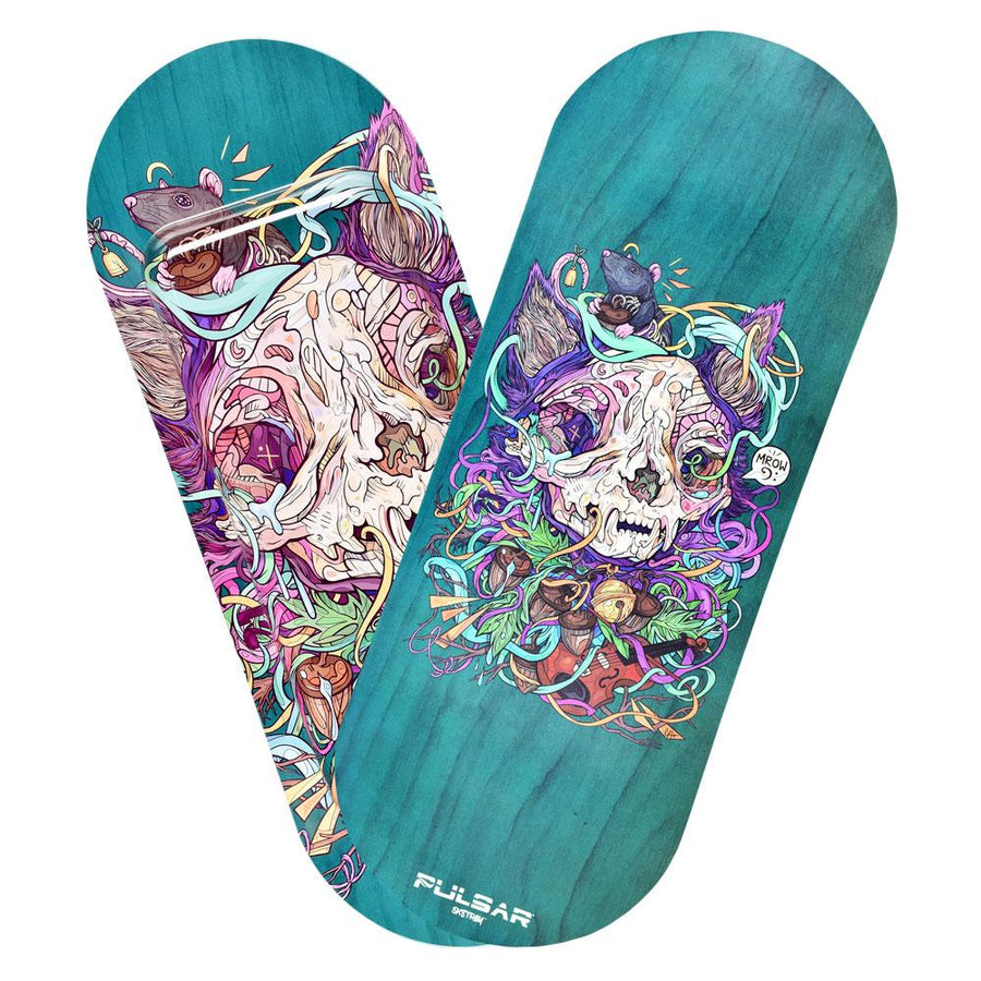 Pulsar SK8Tray Rolling Tray w/ Lid | Courtney Hannen MrOw - Headshop.com