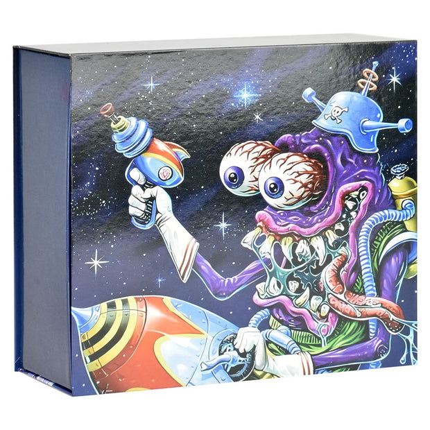 Space Monster Glass Beaker Water Pipe Smoking Set - 7.75" / 14mm F - Headshop.com