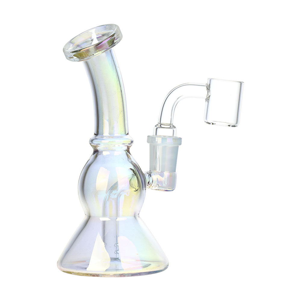 Ease Your Mind Mini Glass Dab Rig - 5.75" / 14mm F / Colors Vary - Headshop.com