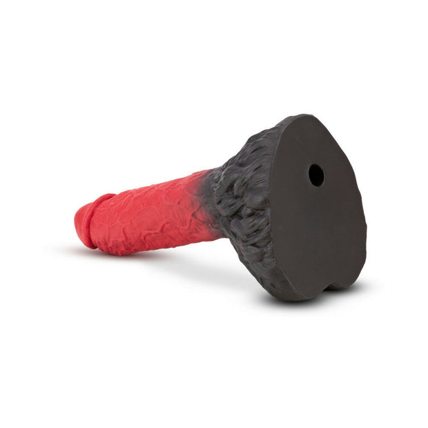 The Realm Lycan 10.5 in. Silicone Lock On Fantasy Werewolf Dildo Red - Headshop.com