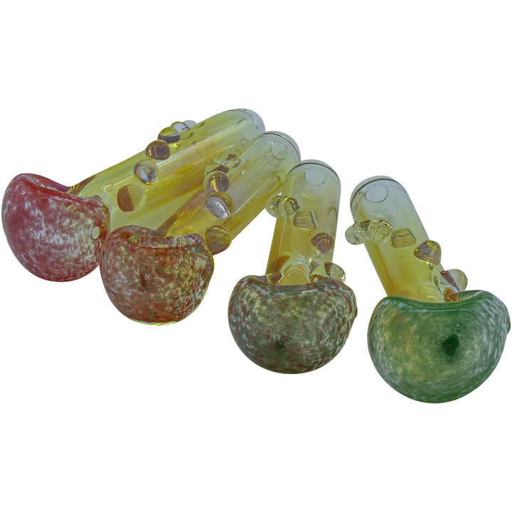 LA Pipes "Razorback" Silver Fumed Mini Spoon (Various Colors) - Headshop.com