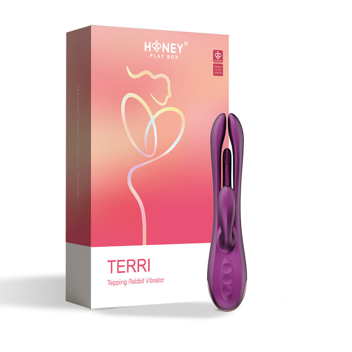 Honey Play Box Terri App-Controlled Kinky Finger Tapping Rabbit Vibrator - Headshop.com