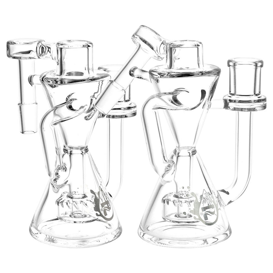 Pulsar Hourglass Recycler Ash Catcher | 5.25" | 14mm - Headshop.com