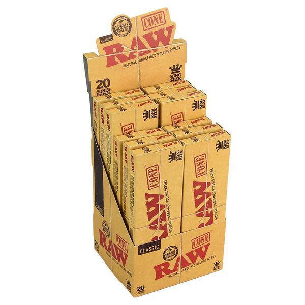 RAW Classic Cone | 20pk | 12pc Display RAW Classic Cone | 20pk | 12pc Display