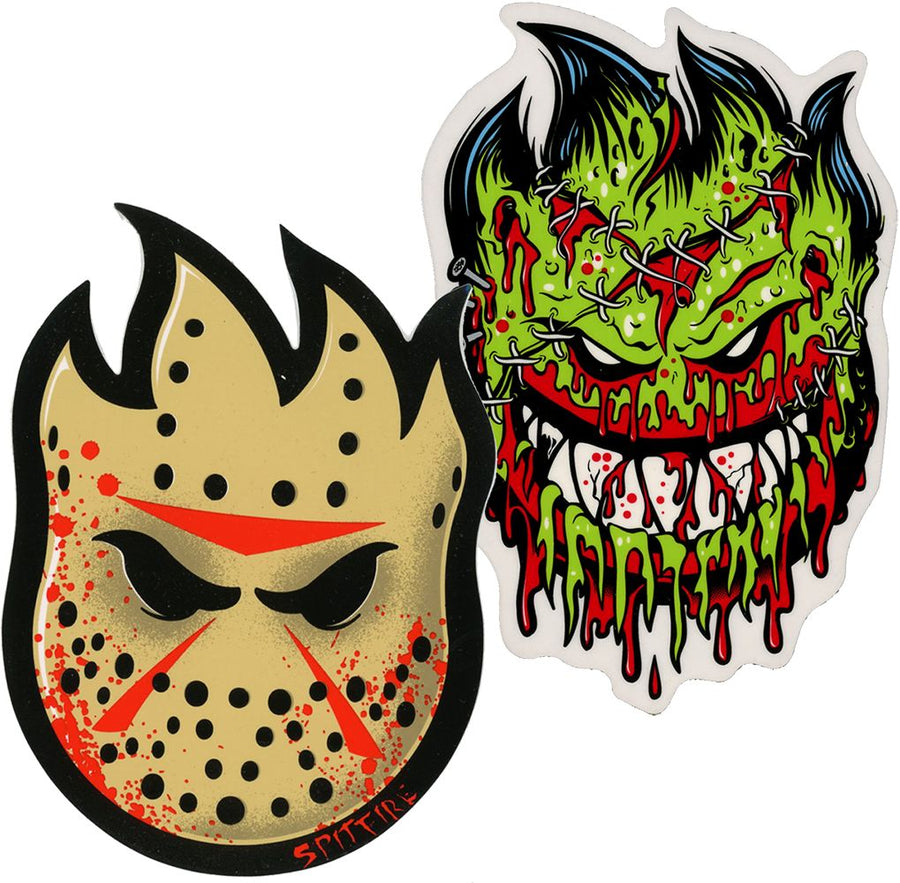 Spitfire Logo Evil Sticker - Headshop.com