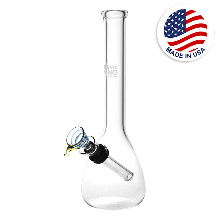 Phoenix Rising Classic Beaker Water Pipe - 8.25"/Colors Vary - Headshop.com