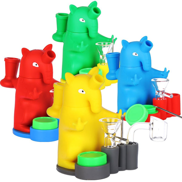 Take A Dab Anteater All-in-One Station Silicone Dab Rig - 4.25" / 14mm F / Colors Vary Take A Dab Anteater All-in-One Station Silicone Dab Rig - 4.25" / 14mm F / Colors Vary