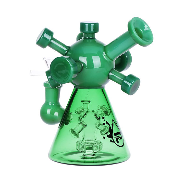 Pulsar Molecule Glass Water Pipe - 7" / 14mm F / Colors Vary - Headshop.com