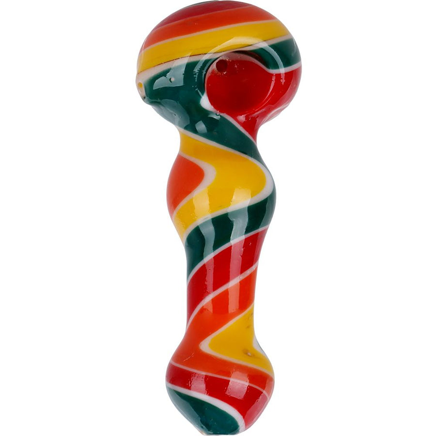 Mental Transference Wig Wag Glass Spoon Pipe - 4.75" - Headshop.com