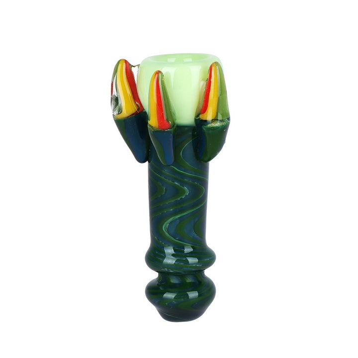 Goblin Claw Goblet Wig Wag Glass Chillum - 3.25" - Headshop.com