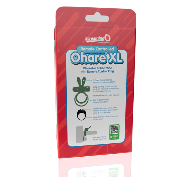 Screaming O Remote Controlled Ohare XL Vibrating Ring Green Screaming O Remote Controlled Ohare XL Vibrating Ring Green