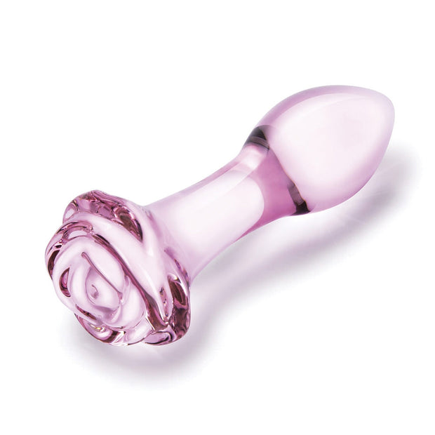 Glas Rosebud 3-Piece Glass Anal Plug Set - Headshop.com