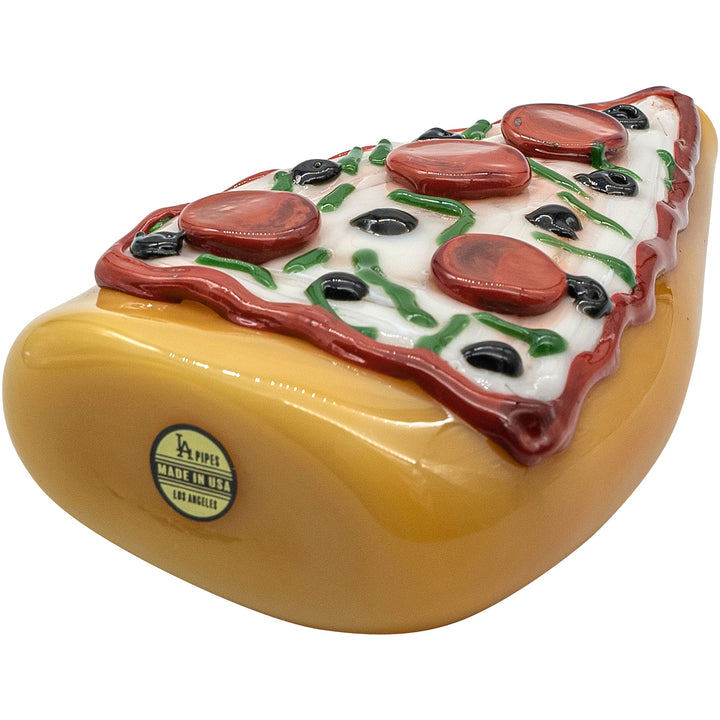 LA Pipes "Potperoni" Glass Pizza Pipe - Headshop.com