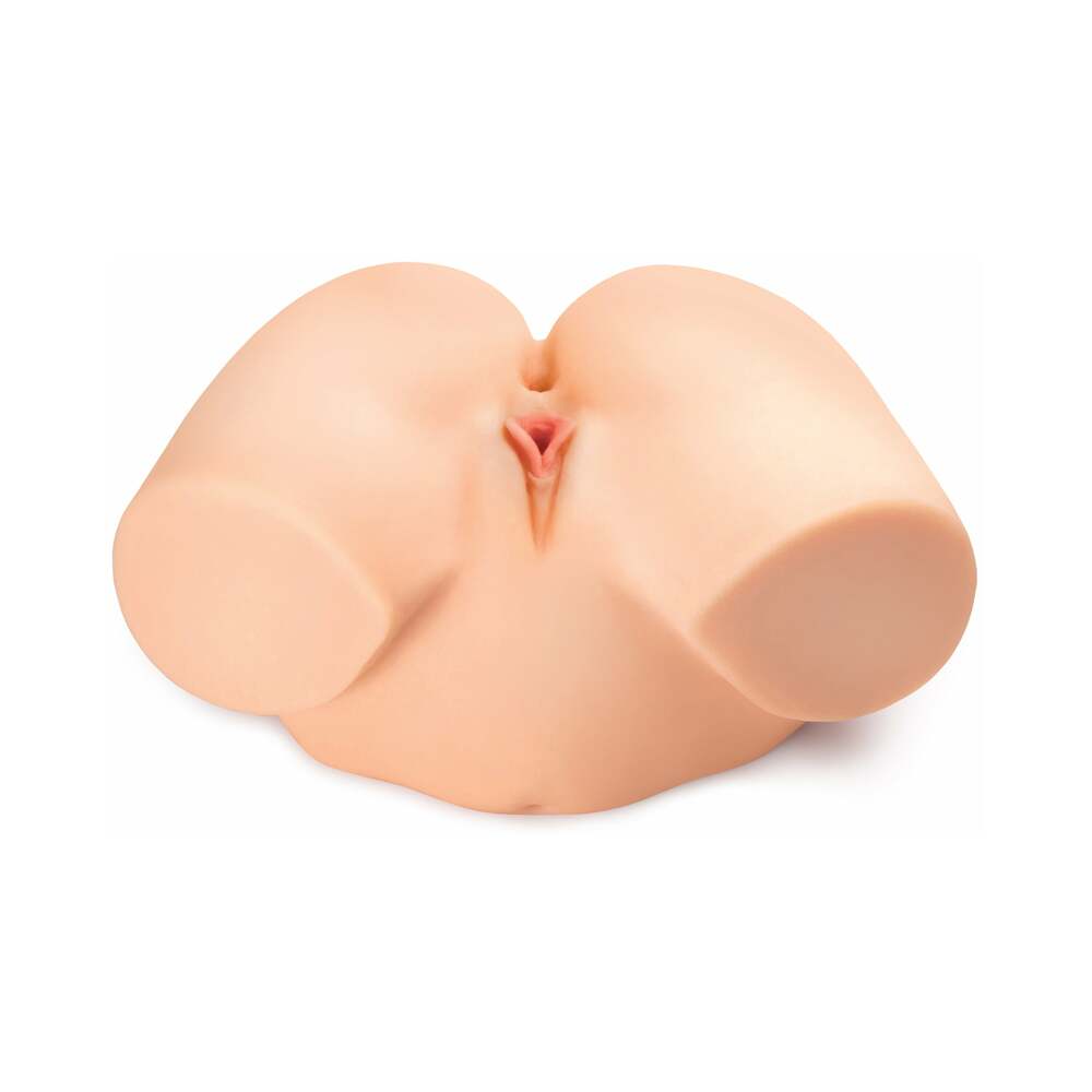 PDX Plus 360ยบ Banger Dual Entry Masturbator Beige - Headshop.com