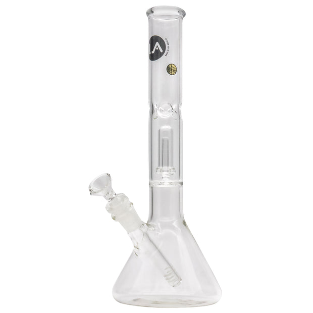 LA Pipes Single or Double Showerhead Perc Beaker Bong - Headshop.com