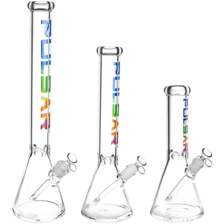 Pulsar Illustrious Glass Beaker Water Pipe | 14mm F | Colors Vary - Headshop.com
