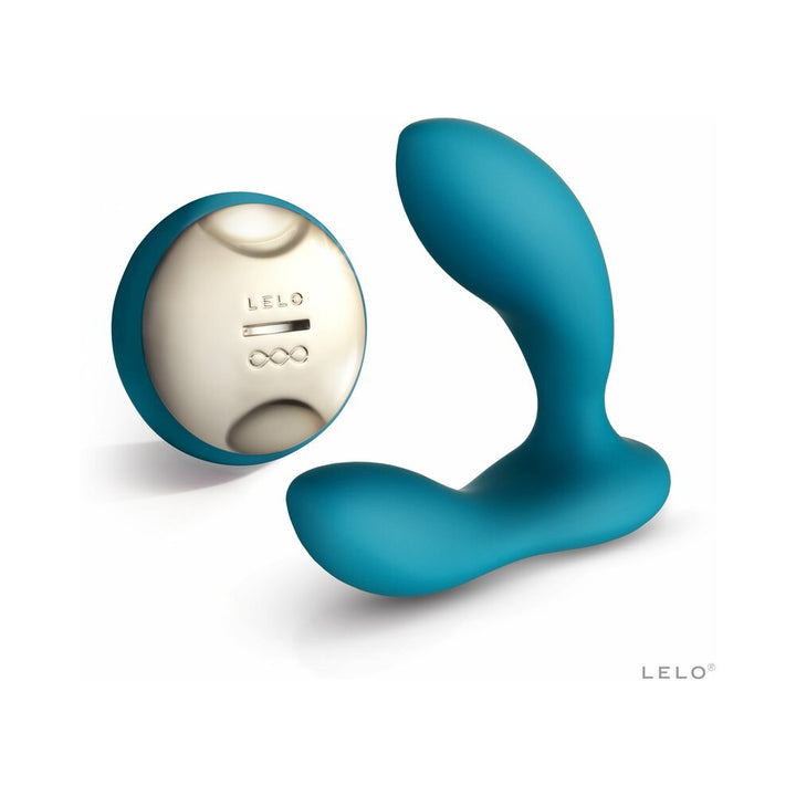 LELO HUGO Rechargeable Remote Control Prostate Vibrator Ocean Blue - Headshop.com