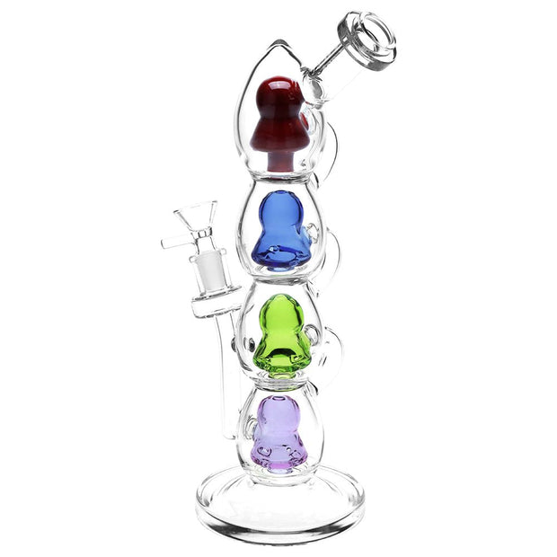 Pulsar Stacks on Stacks Glass Water Pipe - 11.75" - Headshop.com