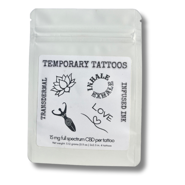 CBD temporary tattoos - The Meditation Collection CBD temporary tattoos - The Meditation Collection