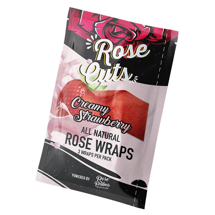 Rose Cuts Pink Rose Wraps | 3pc | 15pk Display - Headshop.com