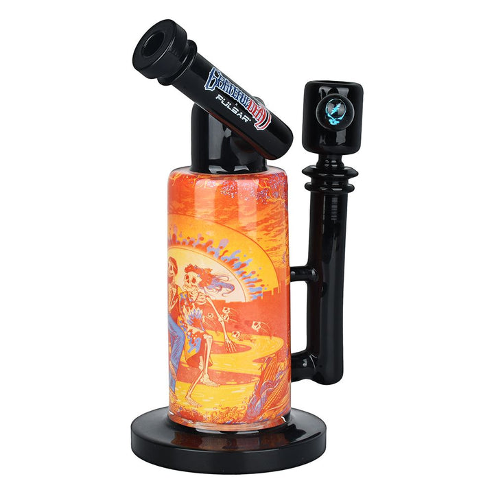 Grateful Dead x Pulsar Inside Print Water Pipe - 8.5" / 14mm F / Sunset Dance - Headshop.com