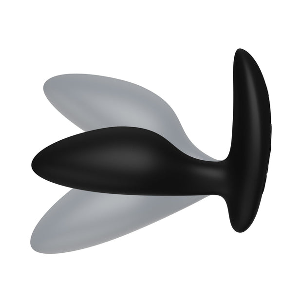 We-Vibe Ditto+ Rechargeable Remote-Controlled Silicone Vibrating Anal Plug Satin Black - Headshop.com