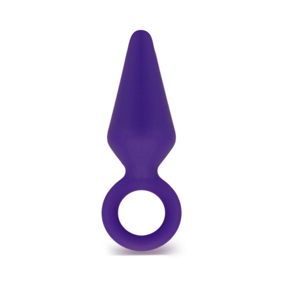 Blush Luxe Candy Rimmer Medium Silicone Anal Plug Purple - Headshop.com