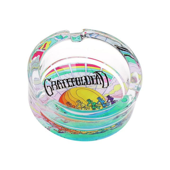 6CT DISPLAY - Grateful Dead x Pulsar V2 Licensed Glass Ashtray - 3.5" / Assorted Designs - Headshop.com