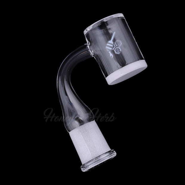 HONEY & MILK BEVEL QUARTZ BANGER - 90° DEGREE | YL - Headshop.com