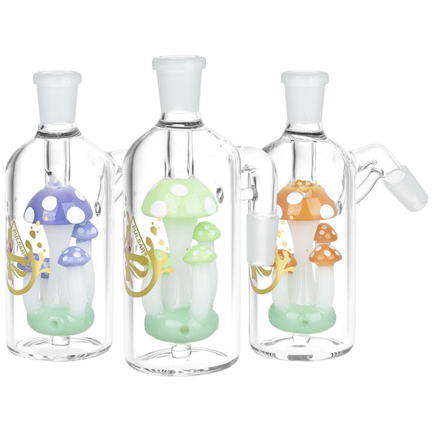 Pulsar Shroom Quintet Ash Catcher | 5.25" | 14mm | Colors Vary - Headshop.com