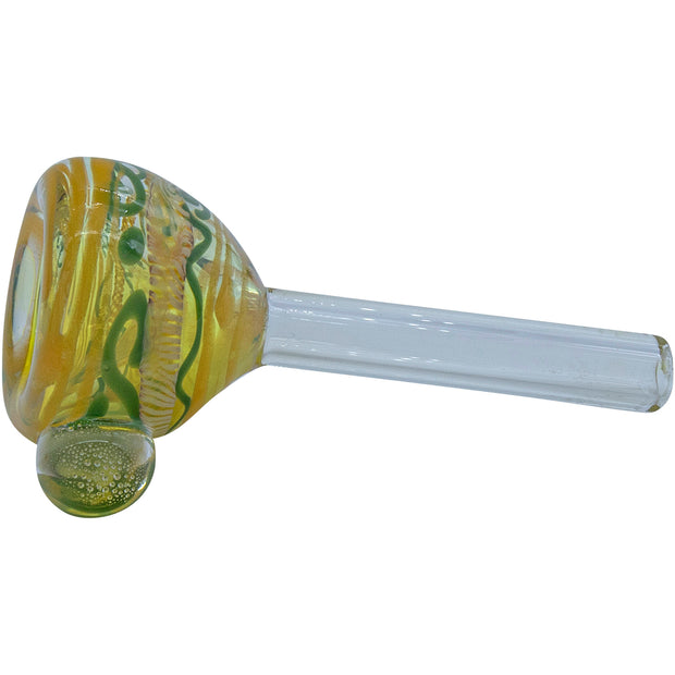 LA Pipes Painted Warrior Pull-Stem Slide Bowl - Headshop.com