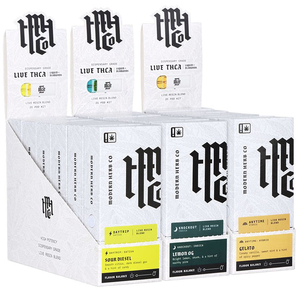 Modern Herb Co Liquid Diamonds THCA Pod Starter Kit - 2g 6ct Modern Herb Co Liquid Diamonds THCA Pod Starter Kit - 2g 6ct