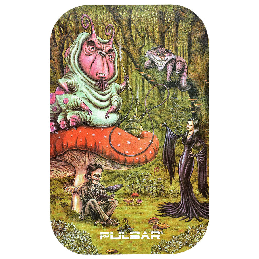 Pulsar Magnetic Rolling Tray Lid - 11"x7"/Malice in Wonderland - Headshop.com