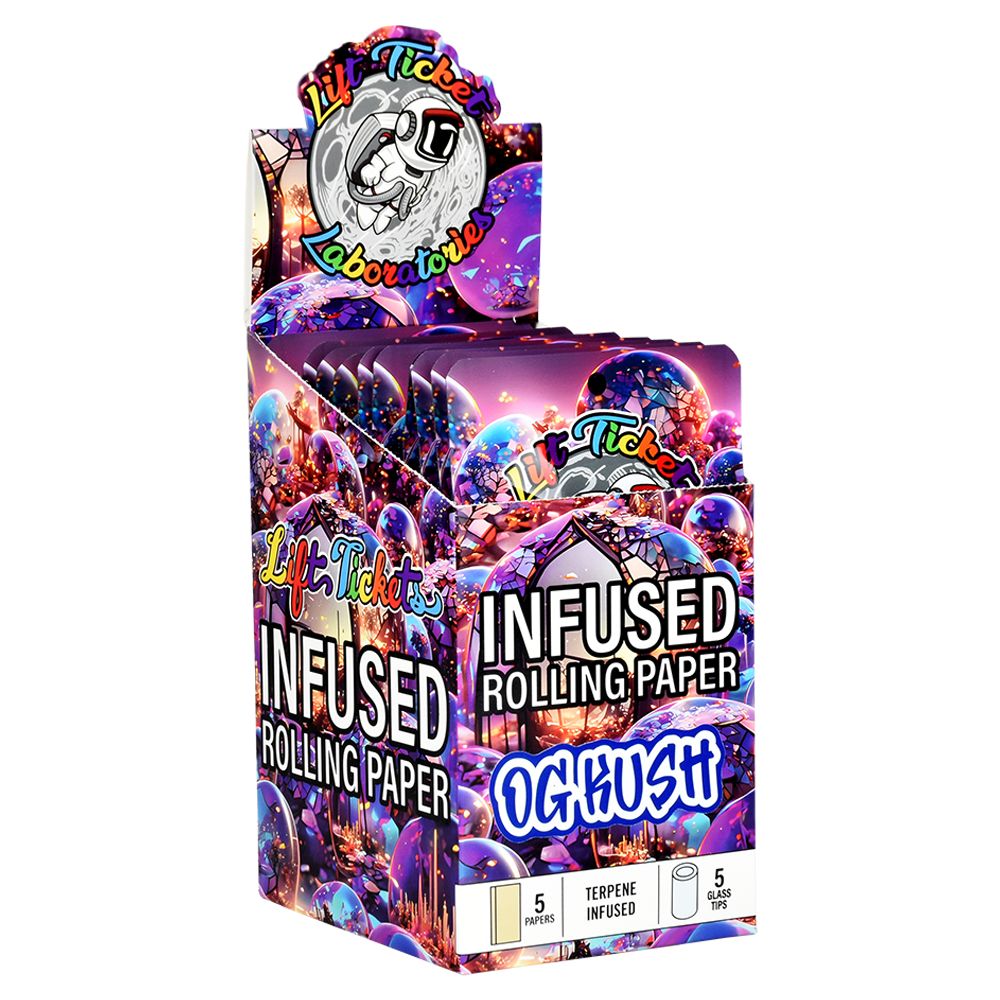 Lift Ticket Terpene Infused Papers + Glass Tip | 5pc | 10pk - Headshop.com