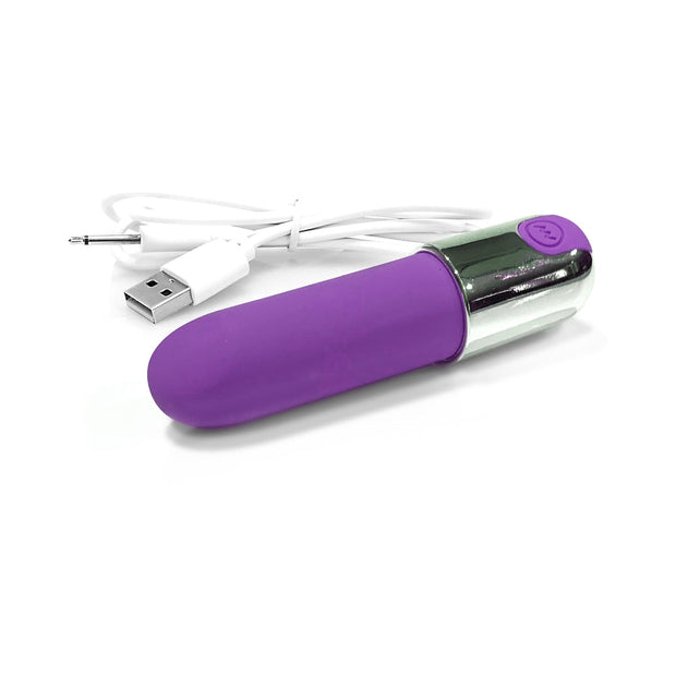 Nixie Smooch Rechargeable Lipstick Vibrator Purple Ombre - Headshop.com