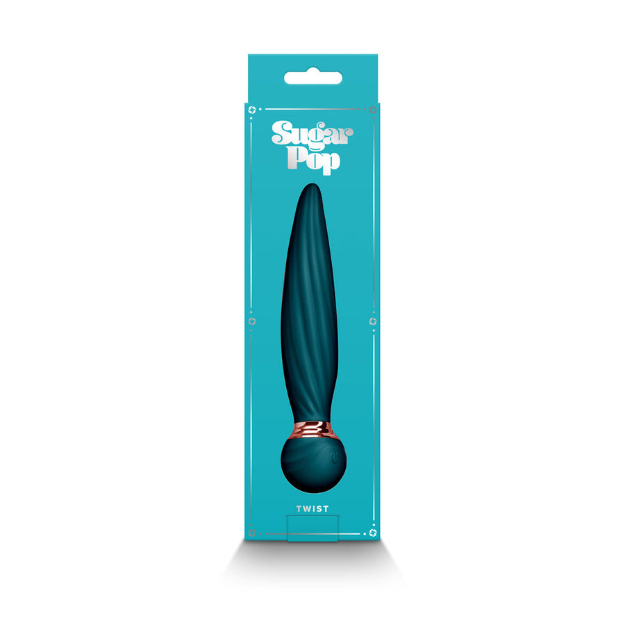 Sugar Pop Twist Gyrating Bendable Vibe Teal - Headshop.com