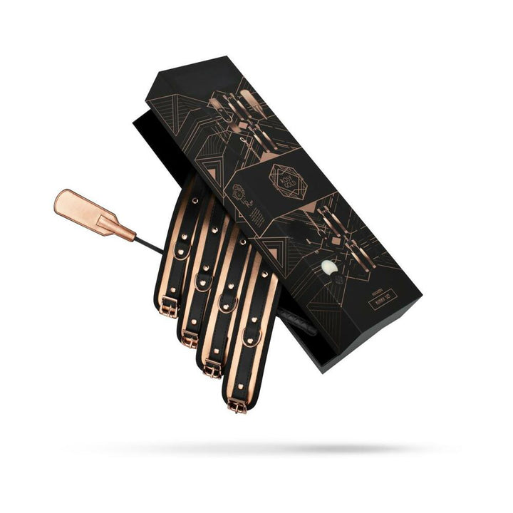 Rosy Gold Nouveau 9-Piece BDSM Set - Headshop.com