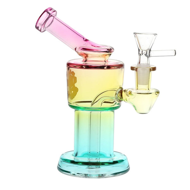 SeshGear Roboto Ombre Glass Water Pipe | 5.25" | 10mm F - Headshop.com