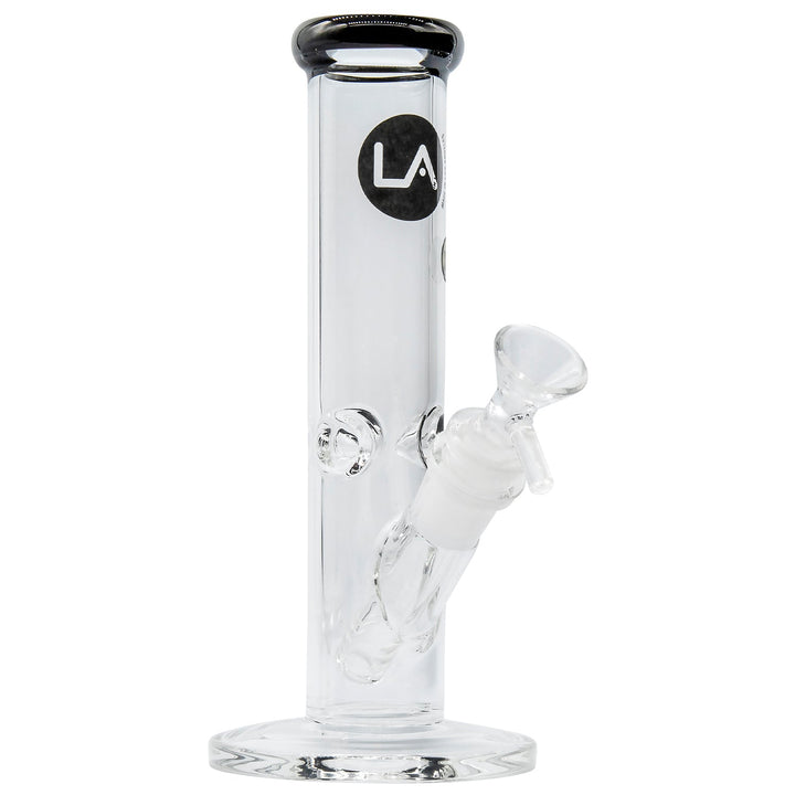 LA Pipes Straight Shooter Bong - Multiple Colors - 8" - Headshop.com