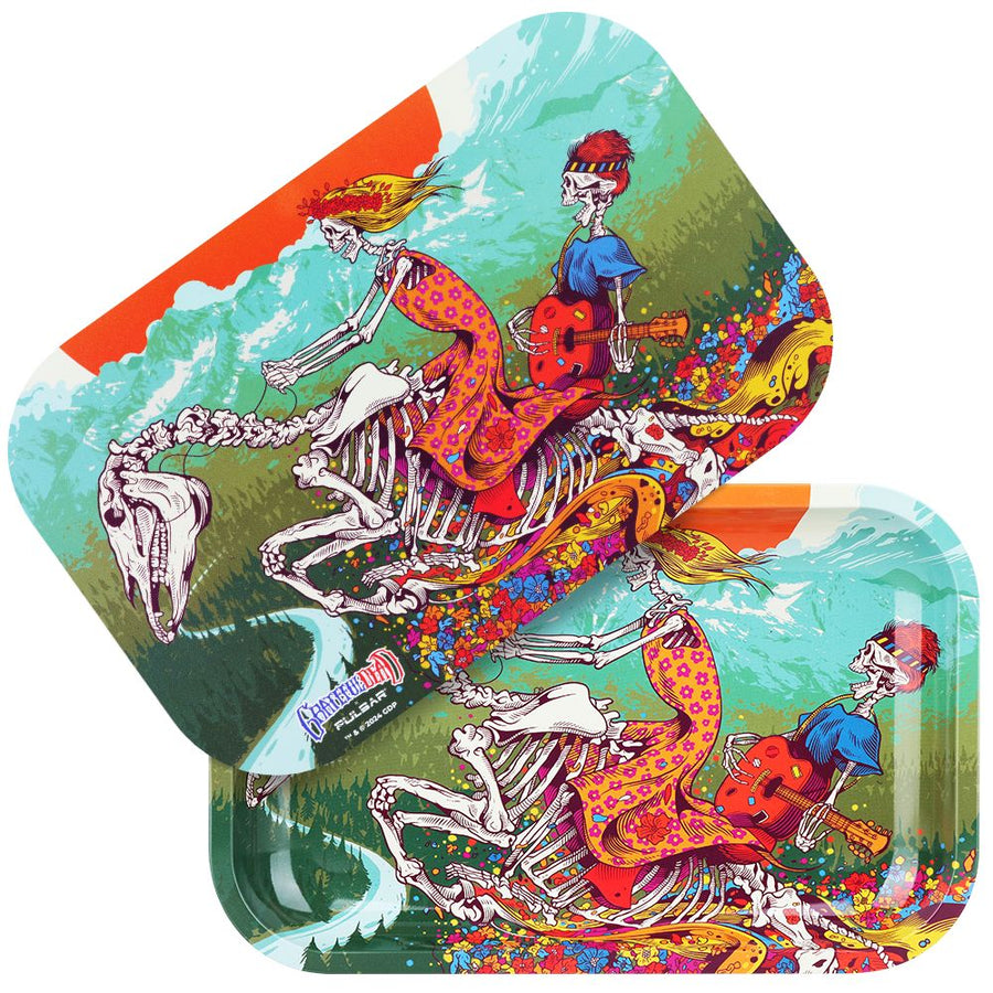 Grateful Dead x Pulsar Rolling Tray & Lid Kit - Dead Horse / 11" x 7" - Headshop.com