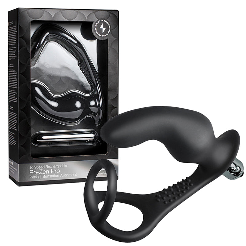 Rocks Off Ro-Zen Pro Black - Headshop.com