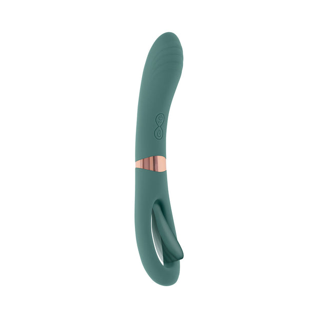 Evolved Chick Flick Rechargeable Vibrator with Flicker Silicone Mint - Headshop.com