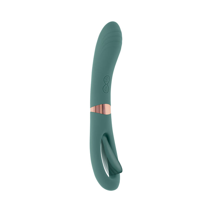 Evolved Chick Flick Rechargeable Vibrator with Flicker Silicone Mint - Headshop.com