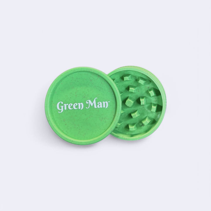 Green Man 2-Piece Bio-Grinder - Headshop.com