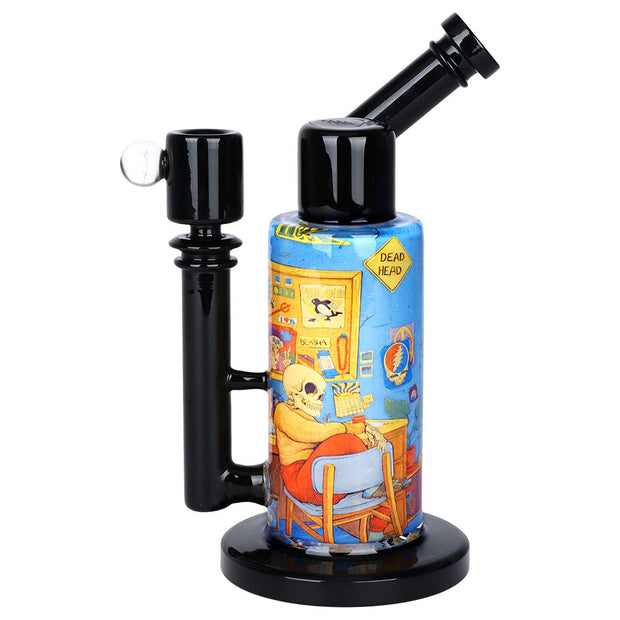 Grateful Dead x Pulsar Inside Print Water Pipe - 8.5" / 14mm F / Deadhead Dorm - Headshop.com