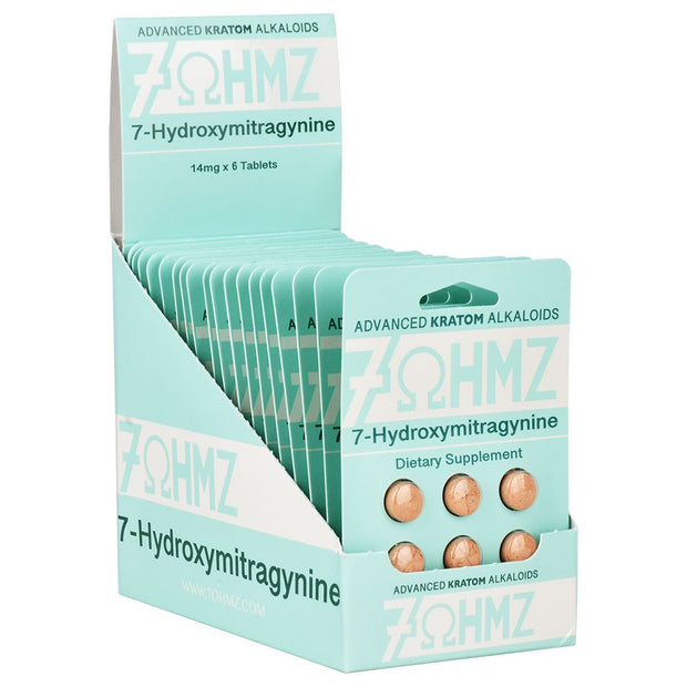 7-OHMZ Kratom Alkaloid 7-Hydroxymitragynine Tablets | 14mg | 20pk - Headshop.com